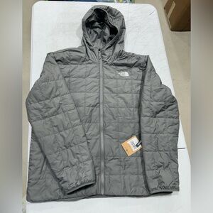 North Face Mens Junction Insulated Hoodie Jacket Smoked Pearl Grey Various Sizes